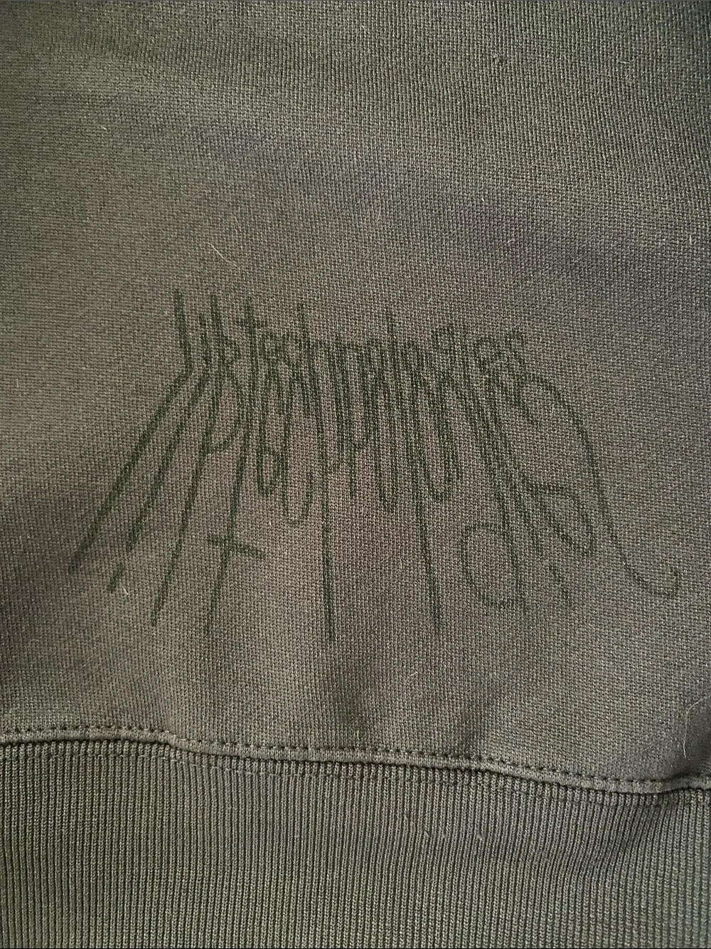 LIB Technologies pullover sweatshirt in black/grey. - Picture 4 of 13